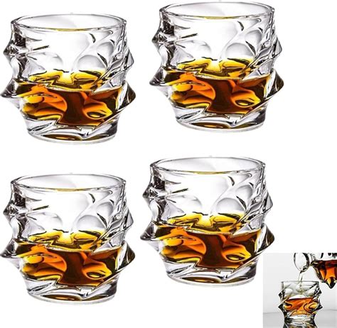 Amazon.com | NNLLY Storm Japanese Crystal Whisky Glass, Old Fashioned ...