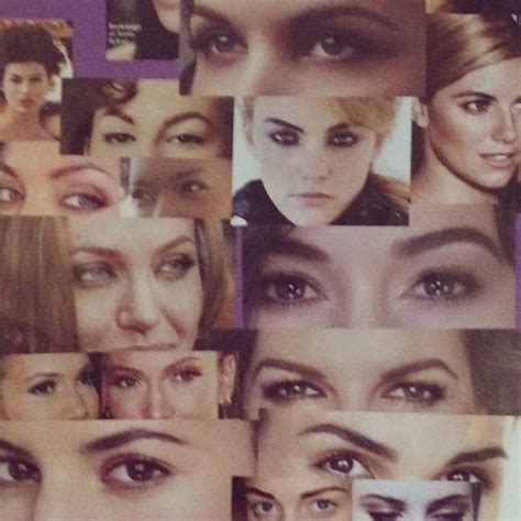 Various slightly peaked yet soft arched Eyebrow Shapes from an old ...