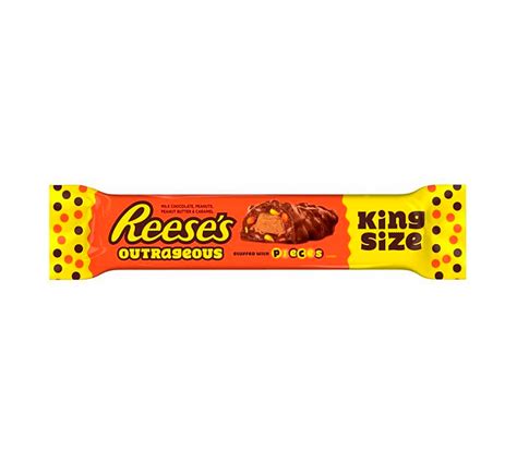 Barras De Chocolate Reeses Reese's King Size Outrageous Bar With