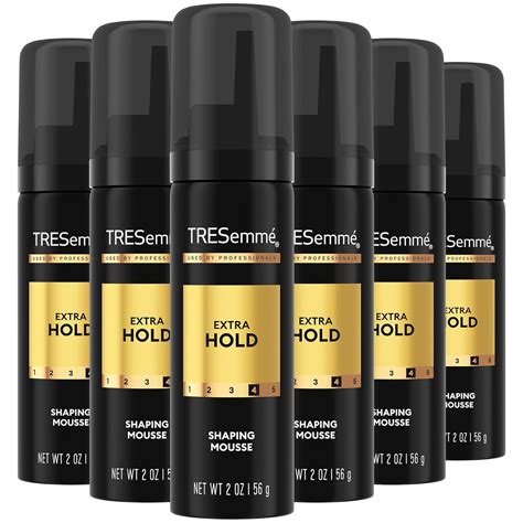 Brandclub - TRESemmé Shaping Mousse, Travel-Size, Extra Hold 6-Pack ...