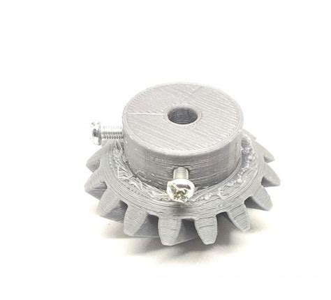 1pcs 3D Printed Left Helical Plastic Bevel Gear 16 Teeth 43mm dia 15mm ...