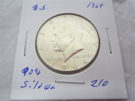 US 90% Silver 1964 Fifty Cent Piece - Schmalz Auctions