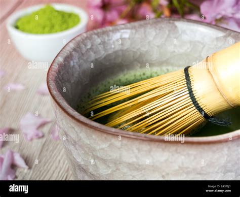 Matcha Tea ceremony Stock Photo - Alamy