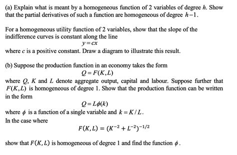 Image result for Homogeneous Function Meaning