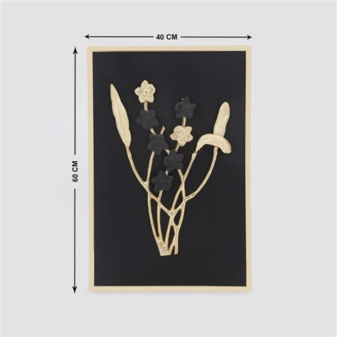 Buy Panorama Iron Leaf Wall Accent from Home Centre at just INR 2799.0