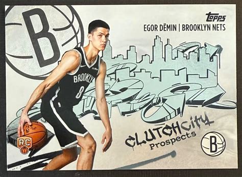 Egor Demin #CC-8 Prices [Rookie] | 2025 Topps Clutch City Prospect ...