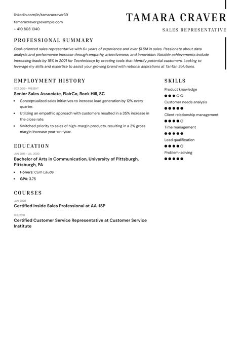 Business Resume Examples 的图像结果