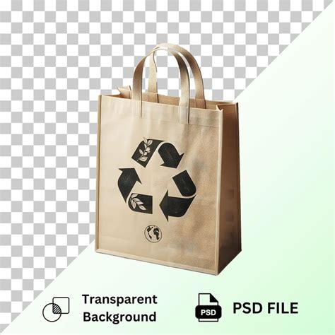 Eco bag isolated on transparent background | Premium AI-generated PSD
