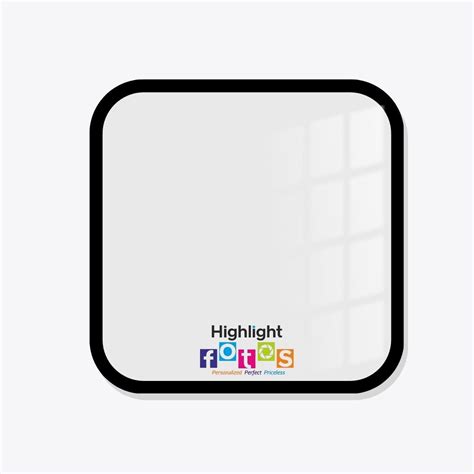 Dual Border Frame square round acrylic Wall Photo – Highlight Fotos