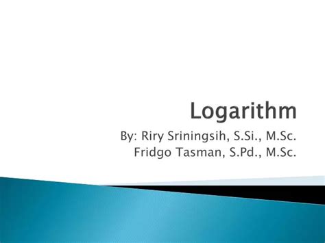 Image result for Logarithm PPT View