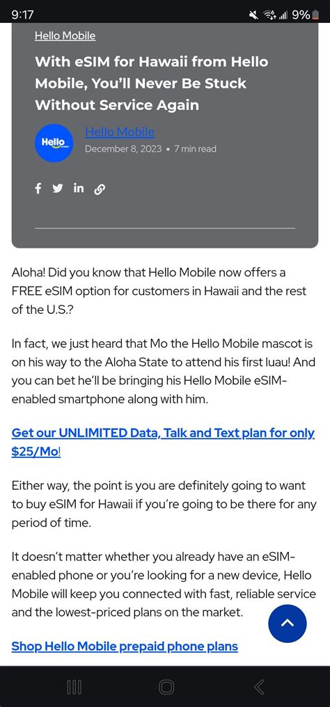 Hello Mobile now supports eSIM : r/NoContract