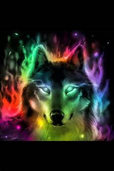Colorful Wolf Wallpaper by Colorful Wolf Liccantrophy Beautiful God Colorful Wolf Wallpaper