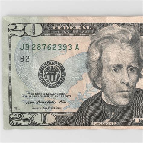 Billete de 20 dolares Modelo 3D $10 - .obj .3ds .max .c4d - Free3D