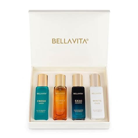 Buy Bella Vita Luxury Long Lasting Unisex Perfume Gift Set | 4x20ml ...