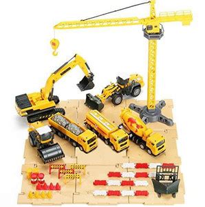 iPlay iLearn Iplay, Ilearn Construction Site Vehicles Toy Set ...