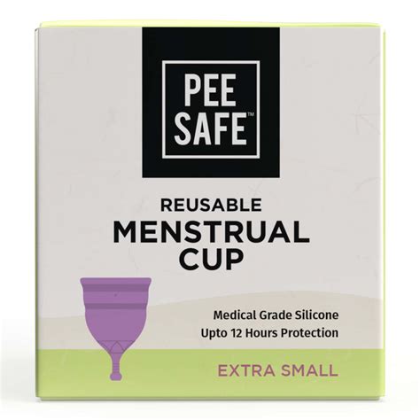 Buy PEESAFE MENSTRUAL CUPS FOR WOMEN | EXTRA SMALL SIZE WITH POUCH ...