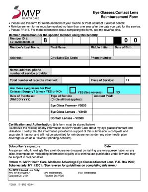 Ucare Eye Glass Reimbursement Form - Fill and Sign Printable Template ...