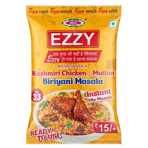 EZZY MASALA Kashmiri Chicken/Mutton Biryani Masala | Biryani Masala ...