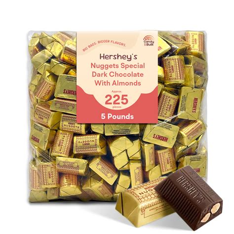 Hershey's Nuggets Special Dark Chocolate With Almonds – Candy In Bulk