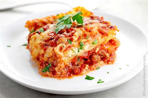 Perfect Lasagna Recipe   She Wears Many Hats