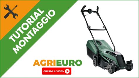 Rasaerba a batteria Bosch CityMower 18 300: montaggio  
