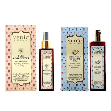 VEDICESSENTIALS Combo Rosewater Spray | Hydrating Mist for Skin & Face ...
