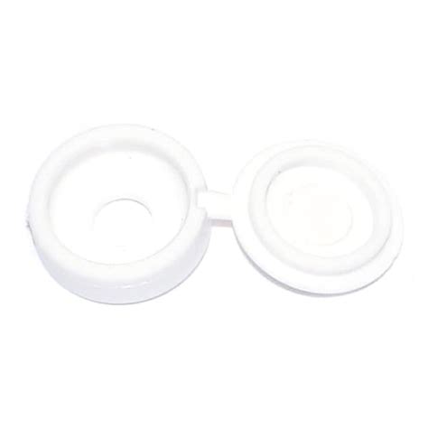 Midwest Fastener Folding Screw Cap, #4 - #6 Dia, White, Nylon 20 PK ...