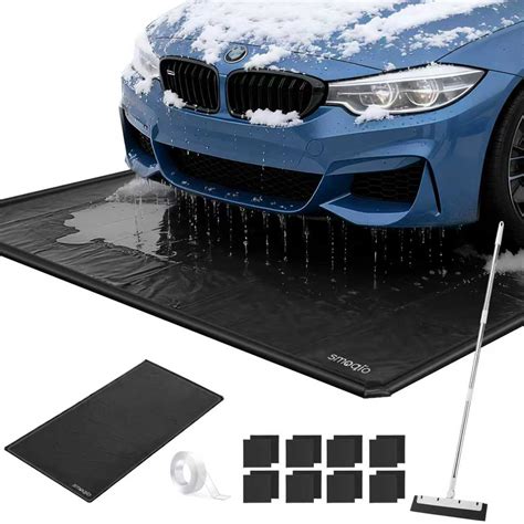 Amazon.com: SMOQIO Garage Floor Mat, Containment Mats for Under Car ...