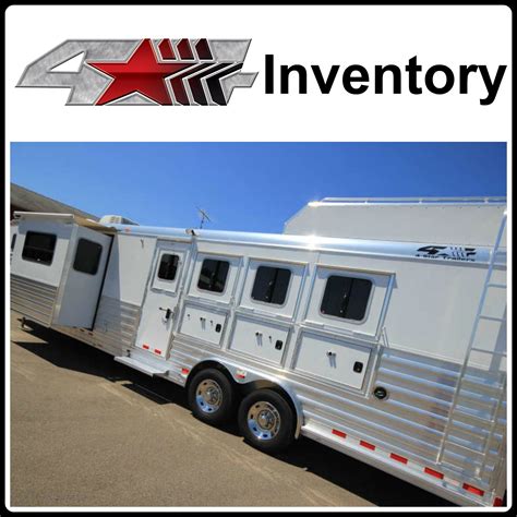 4-Star Trailers Inventory of horse trailers and living quarters ...