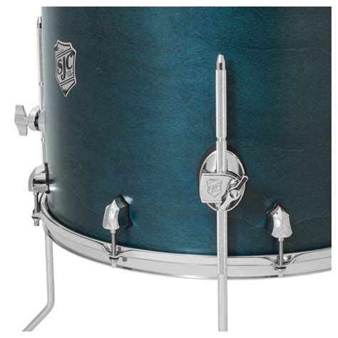 DISC SJC Drums Tour Series 18'' x 16'' Floor Tom, Blue w/ Chrome HW at ...