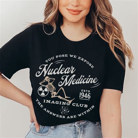 Nuc Med Tech Tshirt Nuclear Medicine Tshirt Nuc Med T-shirt Nuc Med Technologist Gift Radiology ...