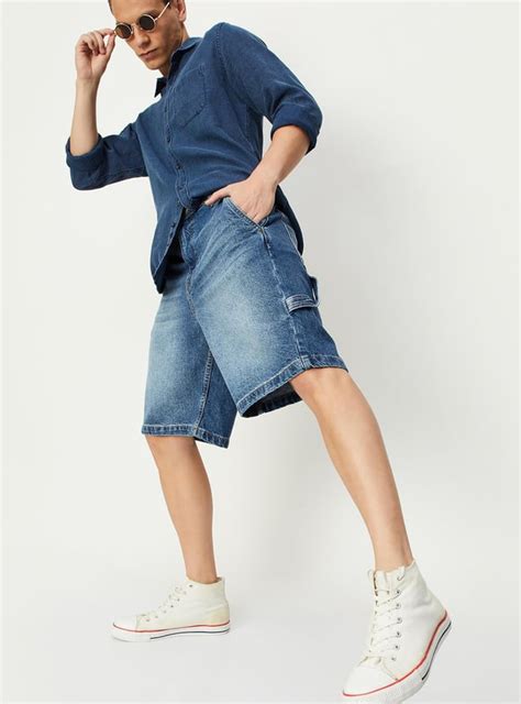 Buy Men Carpenter Denim Shorts Online at just Rs. 999.0 - 1000012615501 ...