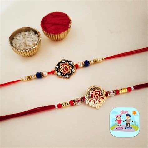 CraftVatika Rakhi for Brother Boy Men Bhaiya Set of 2 with Gift Combo ...