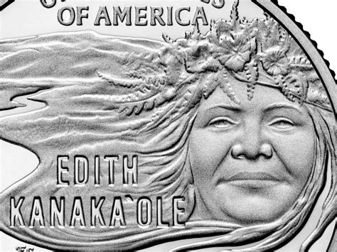 Edith Kanaka'ole is the first Hawaiian woman to grace a U.S. quarter ...