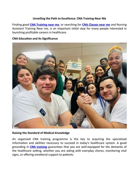PPT - Unveiling the Path to Excellence CNA Training Near Me PowerPoint Presentation - ID:12656955