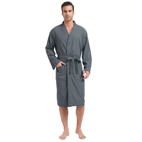 Hanes Men's Waffle Knit Robe - Walmart.com