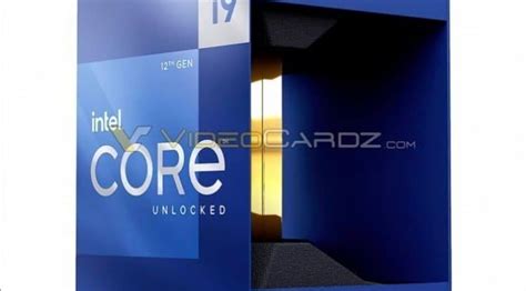 Photos of the packaging for Intel's Alder Lake series of processors ...
