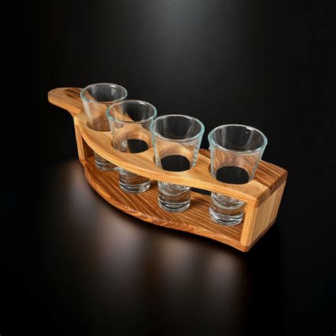 Custom Shot Glasses Holder Custom Shot Glass Stand 21 St Bithday Gift ...