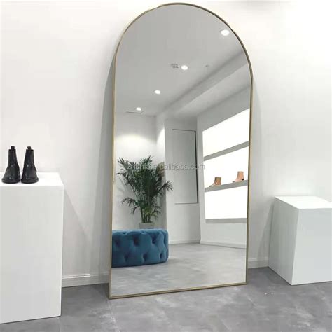 Contemporary Arch Floor Mirror - Perfect for Home Decor