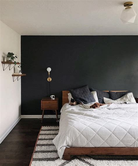 dark wall bedroom ideas
