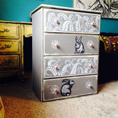 Hand Painted Dresser Drawer Painting Ideas