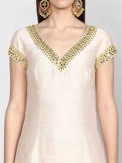 Off-White and Yellow Sharara Set – abhinavmishra