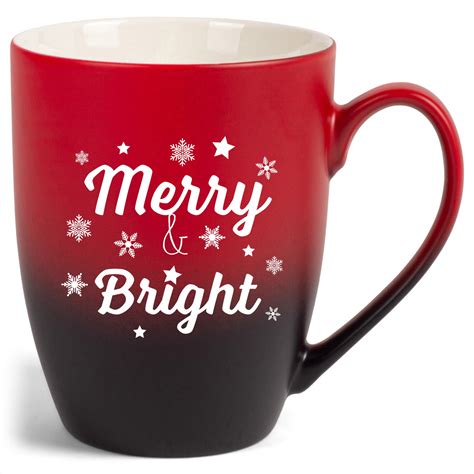 Elanze Designs Merry & Bright Two Toned Ombre Matte Red and Black 12 ...