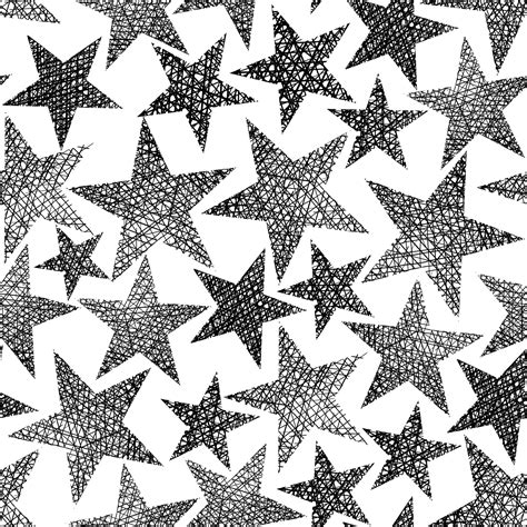 Premium Vector | Stars seamless pattern, vector repeating black and ...