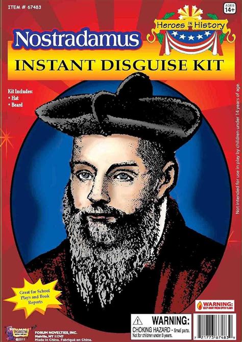 Buy Forum Novelties Men's Heroes In History Nostradamus Instant ...