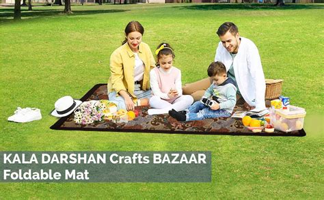 Buy KALA DARSHAN CRAFTS BAZAAR Foldable korai River Grass Mat 5X6 ft ...