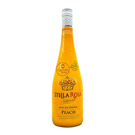 Stella Rosa Natural Peach Non-Alcoholic Flavoured White Wine ...