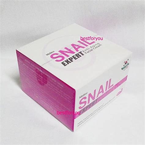 40g Mistine SNAIL EXPERT Anti-Aging Facial Cream 100% Snail Extract ...