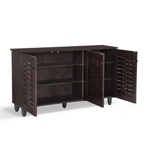 Nilkamal Kaira 3 Door Shoe Rack (Wenge)