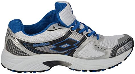 Buy Lotto Men's White/Blue Mesh Running Shoes - 9 UK at Amazon.in